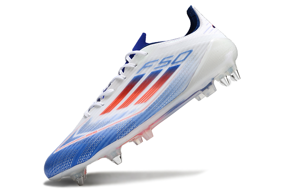 BOTA DE FUTBOL ADIDAS F50 SG ELITE LL - BLANCO/AZUL