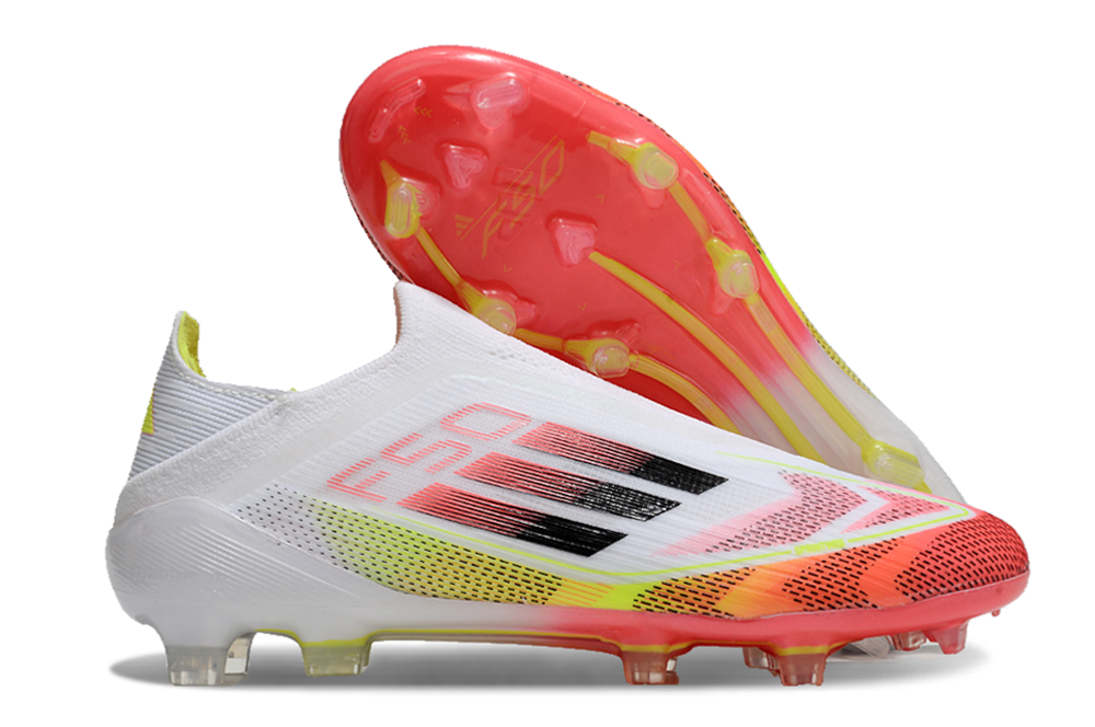 BOTA DE FUTBOL ADIDAS F50 FG ELITE - BLANCO/NARANJA