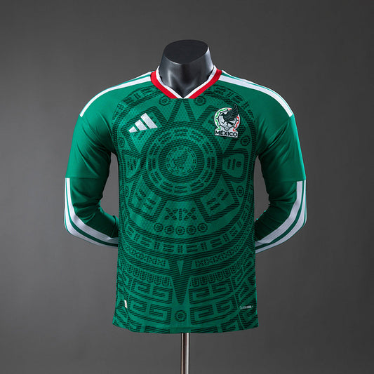 MÉXICO MUNDIAL I 2026 HOMBRE (MANGA LARGA) VERSIÓN JUGADOR