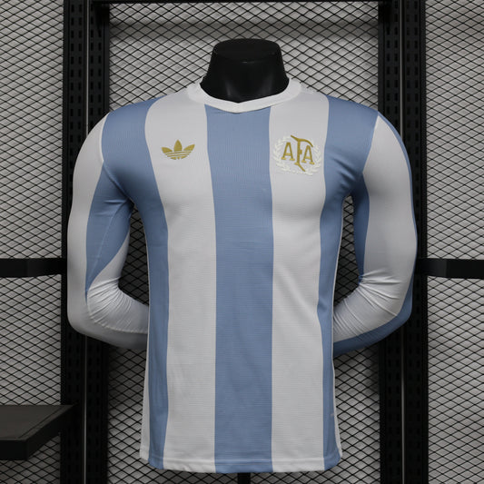 ARGENTINA 2025 ESPECIAL 50 AÑOS (VERSIÓN JUGADOR) MANGA LARGA