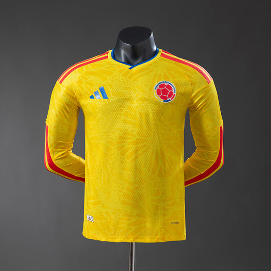 COLOMBIA MUNDIAL I 2026 HOMBRE (MANGA LARGA ) VERSIÓN JUGADOR