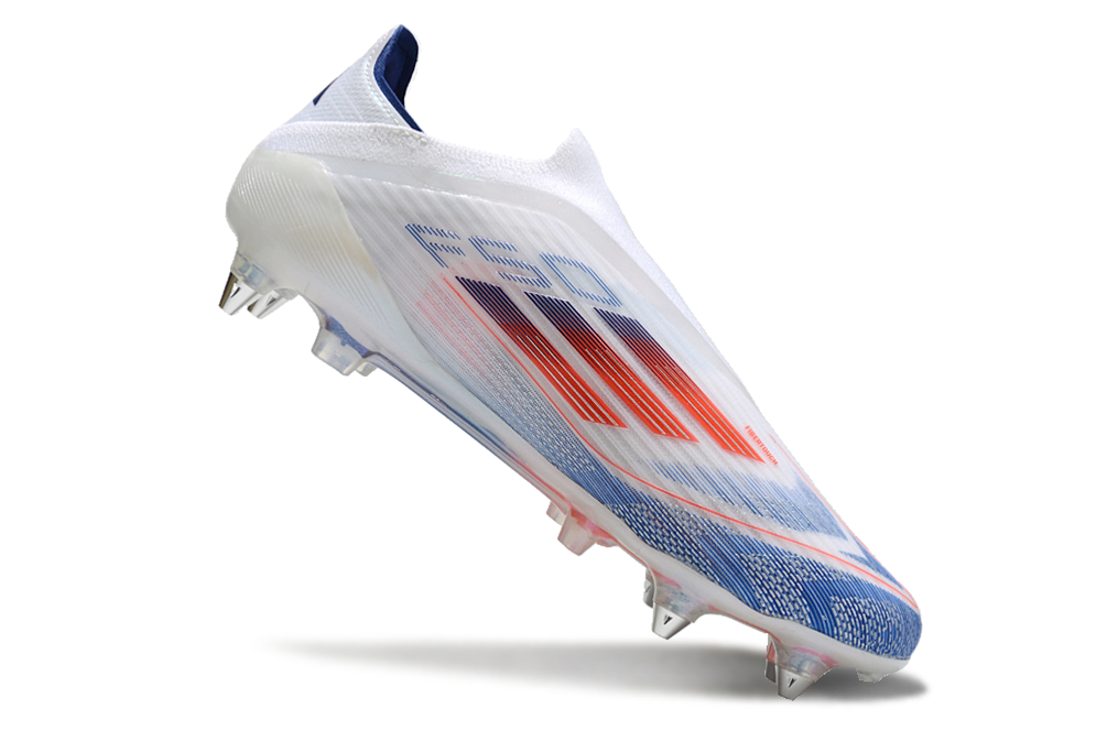 BOTA DE FUTBOL ADIDAS F50 SG ELITE LL - BLANCO/AZUL