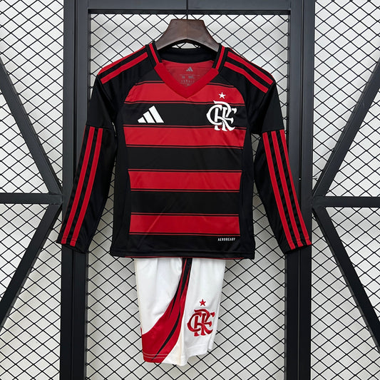 FLAMENGO I 25/26 CONJUNTO INFANTIL (MANGA LARGA)