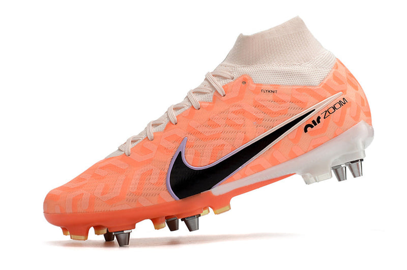 BOTA DE FUTBOL NIKE MERCURIAL AIR ZOOM SG ELITE - NARANJAS