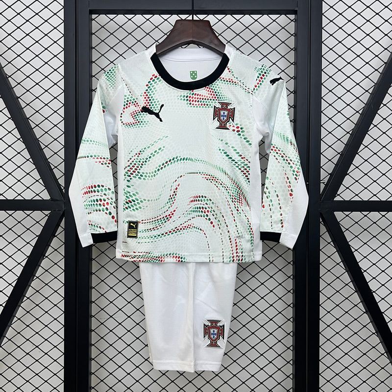 PORTUGAL II 2025 CONJUNTO INFANTIL (MANGA LARGA)