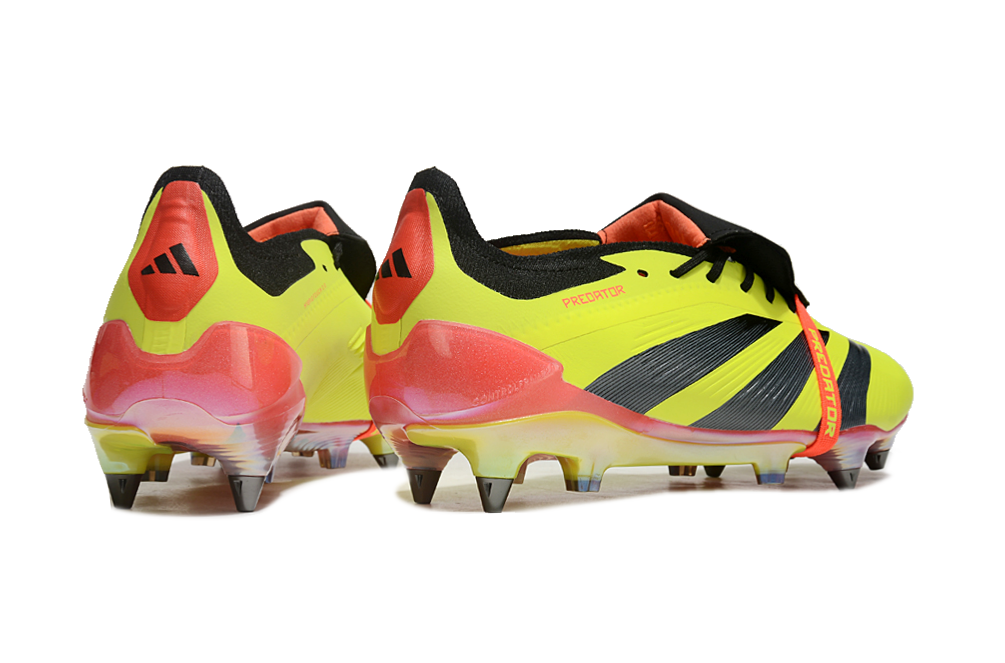 BOTA DE FUTBOL ADIDAS PREDATOR TONGUE SG ELITE - AMARILLO/NEGRO