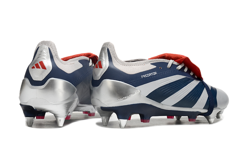BOTA DE FUTBOL ADIDAS PREDATOR TONGUE SG ELITE - GRIS/NEGRO