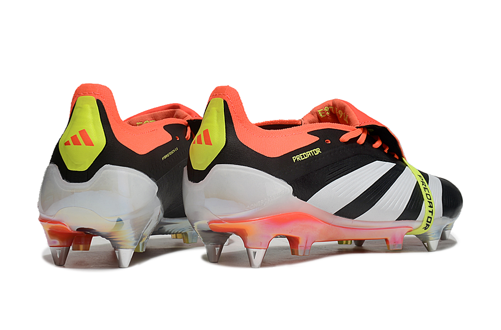 BOTA DE FUTBOL ADIDAS PREDATOR TONGUE SG ELITE - NEGRO/NARANJA