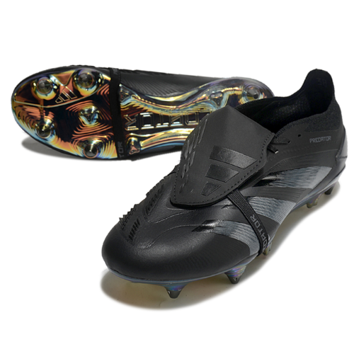 BOTA DE FUTBOL ADIDAS PREDATOR TONGUE SG ELITE - NEGRO