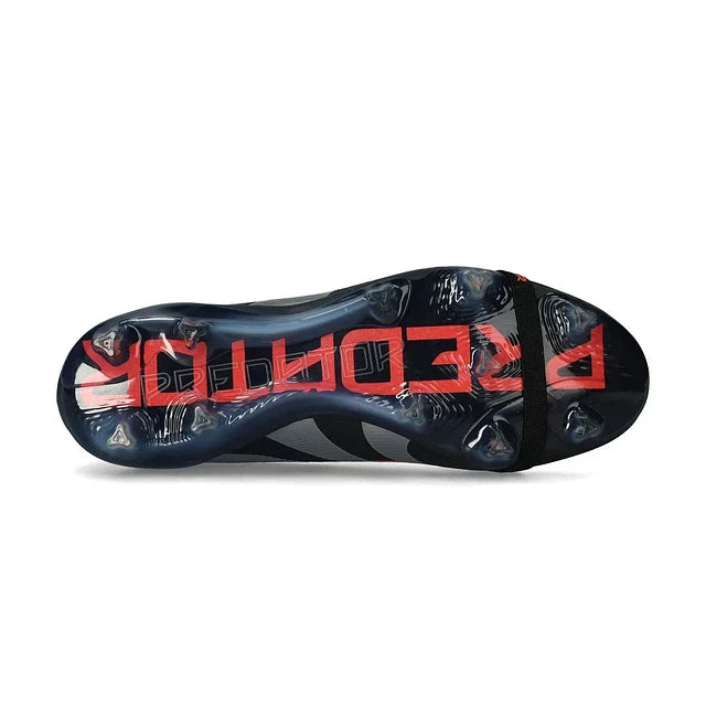 BOTA DE FUTBOL ADIDAS PREDATOR FG ELITE - NEGRO/ROJO - Stealth Pack
