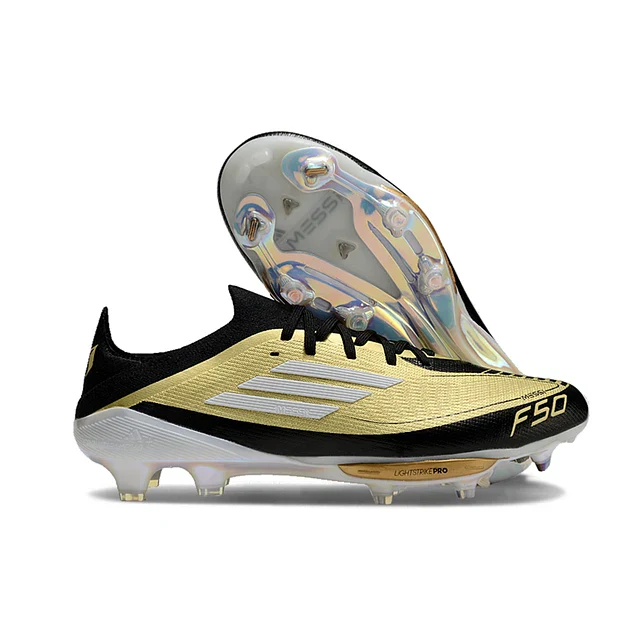 BOTA DE FUTBOL ADIDAS F50 FG ELITE - DORADA - Messi