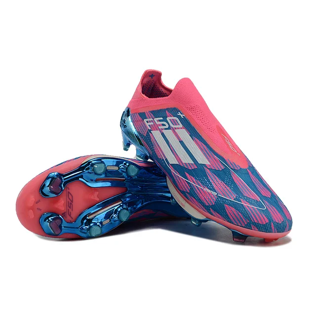 BOTA DE FUTBOL ADIDAS F50 ELITE FG - AZUL/ROSA